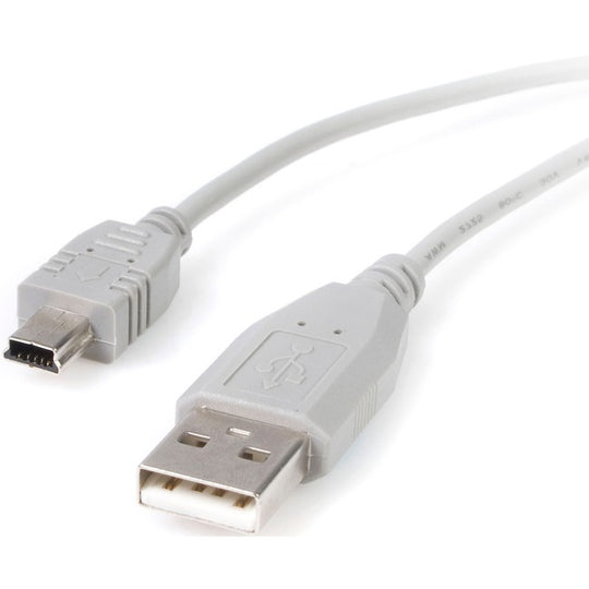 Câble Mini USB 2.0 – USB Type A 4 broches (M) vers Mini-USB Type B 5 broches (M) – USB / USB Haute Vitesse 3 pi (1 m)