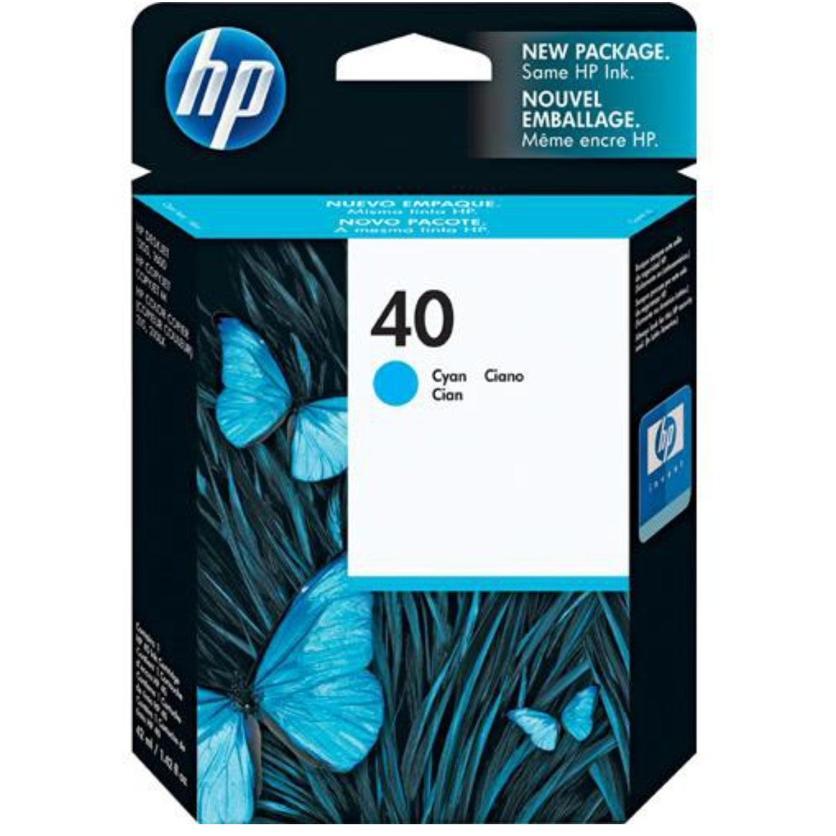 HP 40 (51640C) Cyan Original Inkjet Cartridge - Cartouches Certifiées