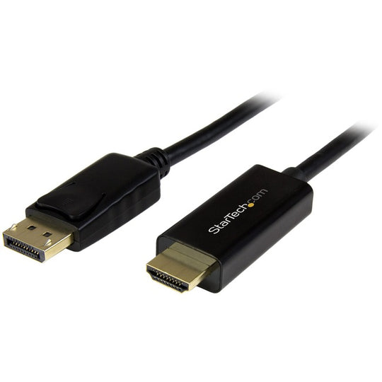 DisplayPort vers HDMI Câble, 4K 30Hz Vidéo, DP 1.2 vers HDMI Adaptateur Câble Convertisseur pour HDMI Moniteur/Écran, Passif 10ft (3m)