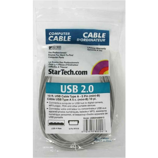 Câble Mini USB 2.0 10ft (3m)