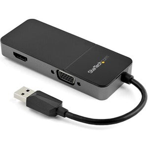 Adaptateur USB 3.0 vers HDMI et VGA – 4K/1080p – Adaptateur Multiport Double Écran USB Type A – Carte Graphique Externe