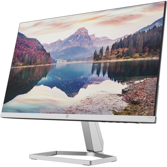 HP Ultra Slim M22f 21.5" Moniteur LCD LED Plein HD - 16:9 - Noir, Argent