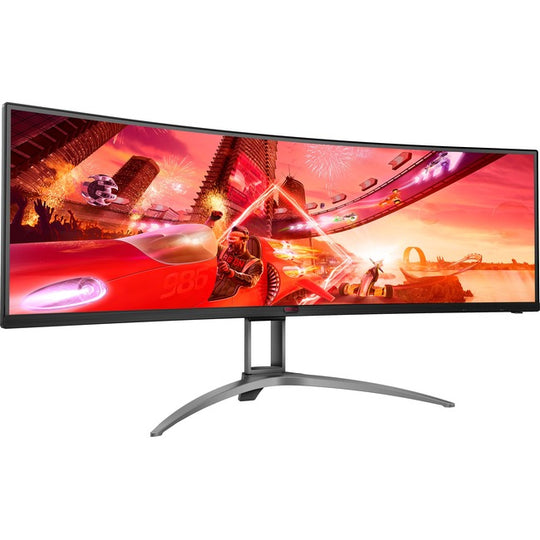 AOC AGON AG493UCX2 48.8" Dual Quad HD (DQHD) Écran Courbe WLED Gaming LCD Moniteur - 32:9 - Noir Texturé