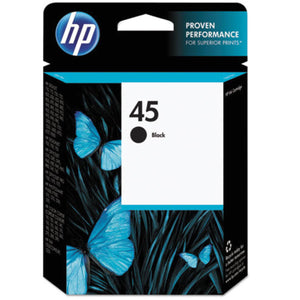 HP 45 (51645A) Black Original Inkjet Cartridge - Cartouches Certifiées