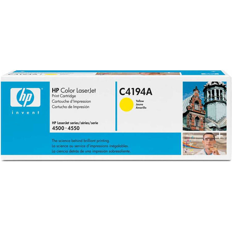 HP C4194A (640A) Yellow Original Toner Cartridge - Cartouches Certifiées