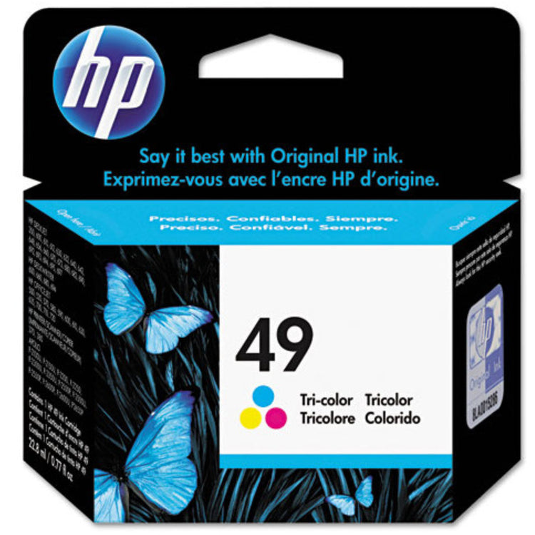 HP 49 (51649A) Color Original Inkjet Cartridge - Cartouches Certifiées