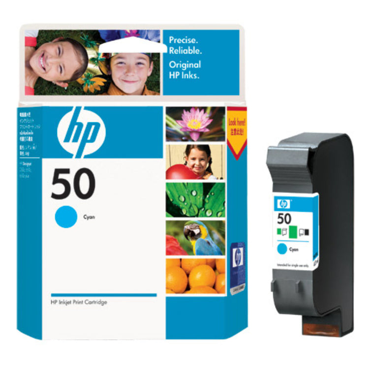 HP 50 (51650C) Cyan Original Inkjet Cartridge - Cartouches Certifiées