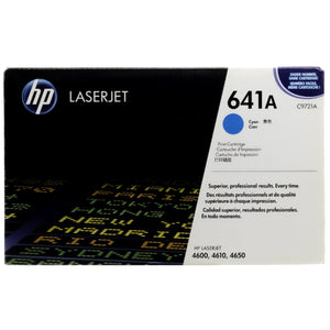 HP C9721A (641A) Cyan Original Toner Cartridge - Cartouches Certifiées