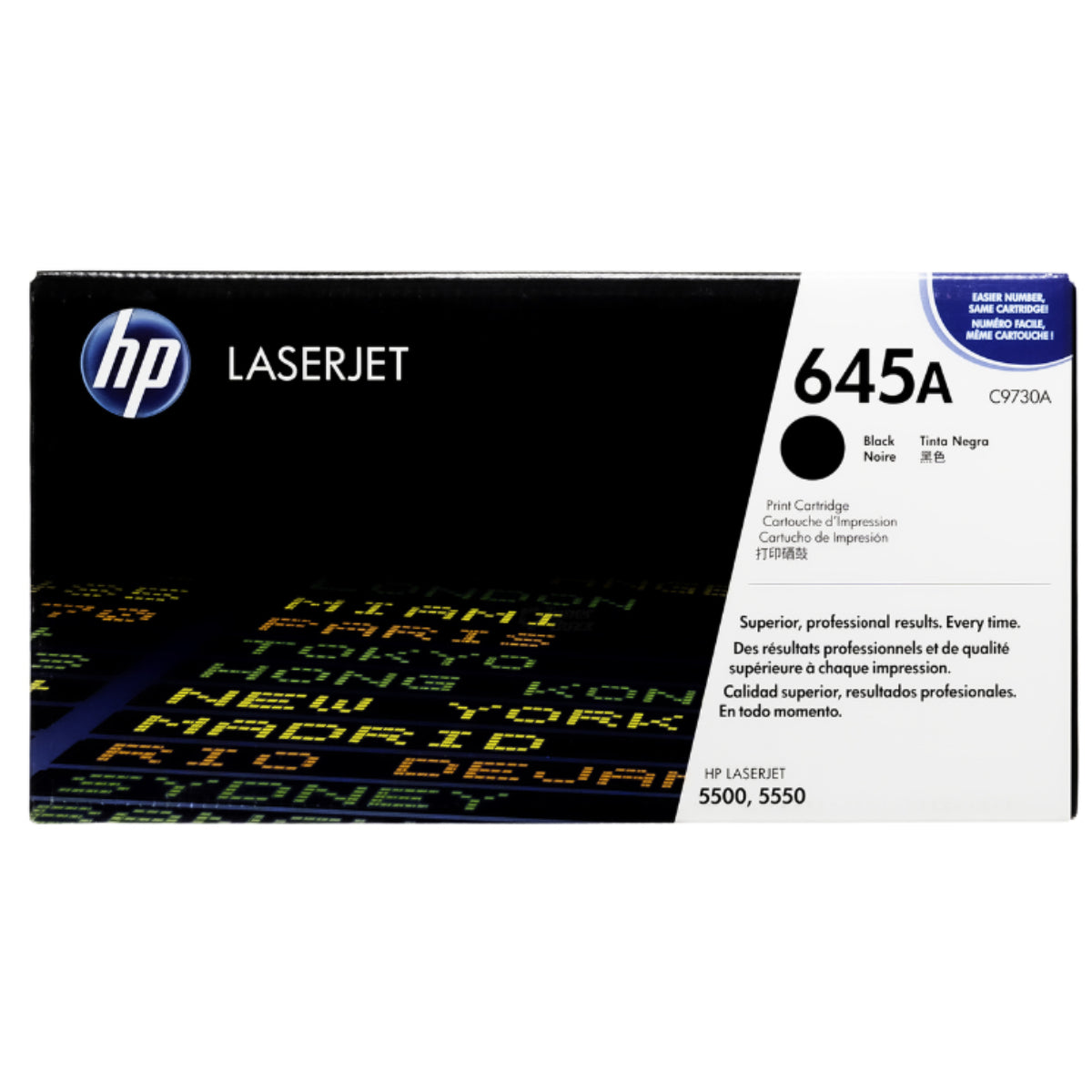HP C9730A (645A) Black Original Toner Cartridge - Cartouches Certifiées