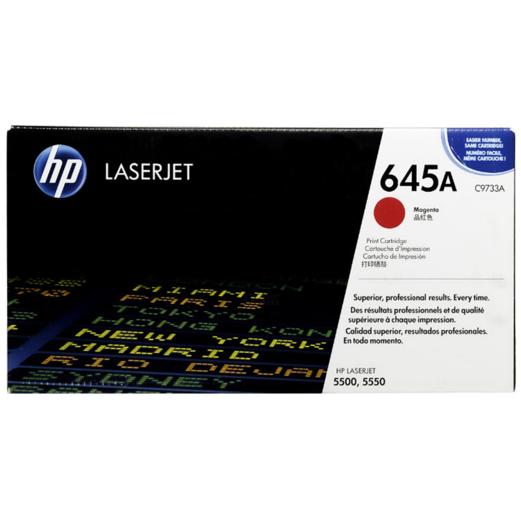 HP C9733A (645A) Magenta Original Toner Cartridge - Cartouches Certifiées