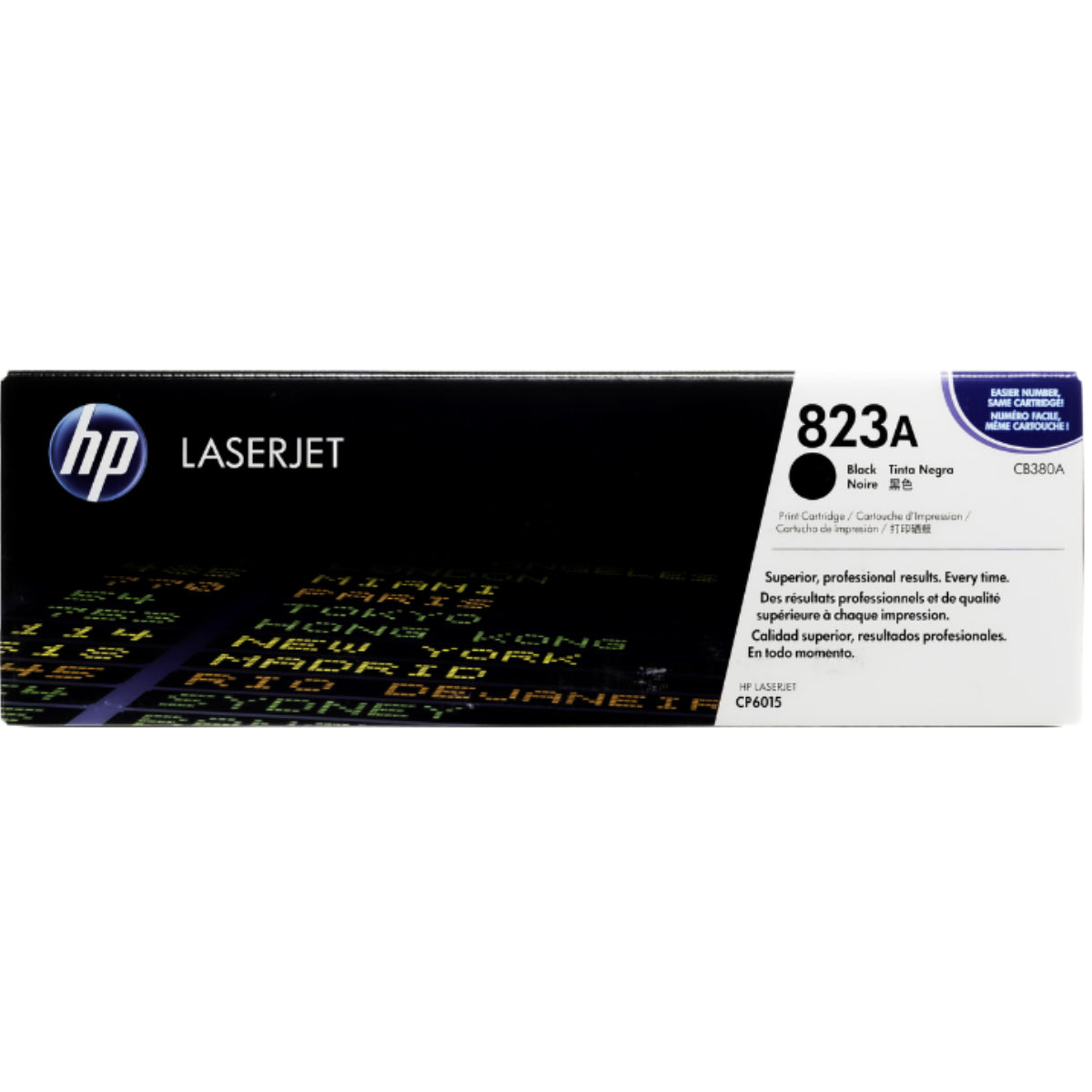 HP CB380A (823A) Black Original Toner Cartridge - Cartouches Certifiées