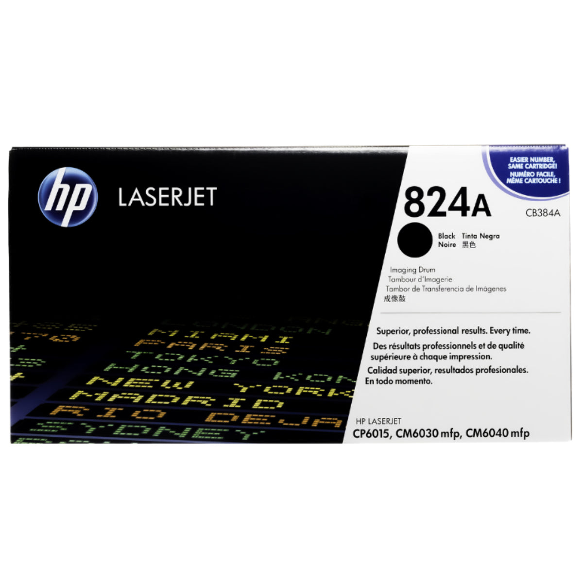 HP CB384A (824A) Black Original Drum - Cartouches Certifiées
