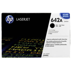 HP CB400A (642A) Black Original Toner Cartridge - Cartouches Certifiées
