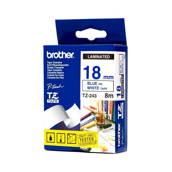 BROTHER TZe-243 Original Thermal ribbon - Cartouches Certifiées