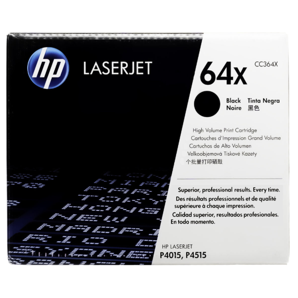 HP CC364X (64X) Black Original Toner Cartridge - Cartouches Certifiées