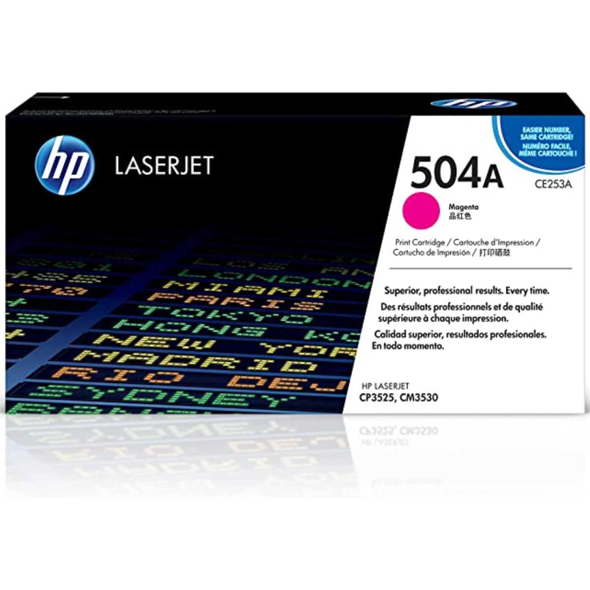 HP CE253A (504A) Magenta Original Toner Cartridge - Cartouches Certifiées