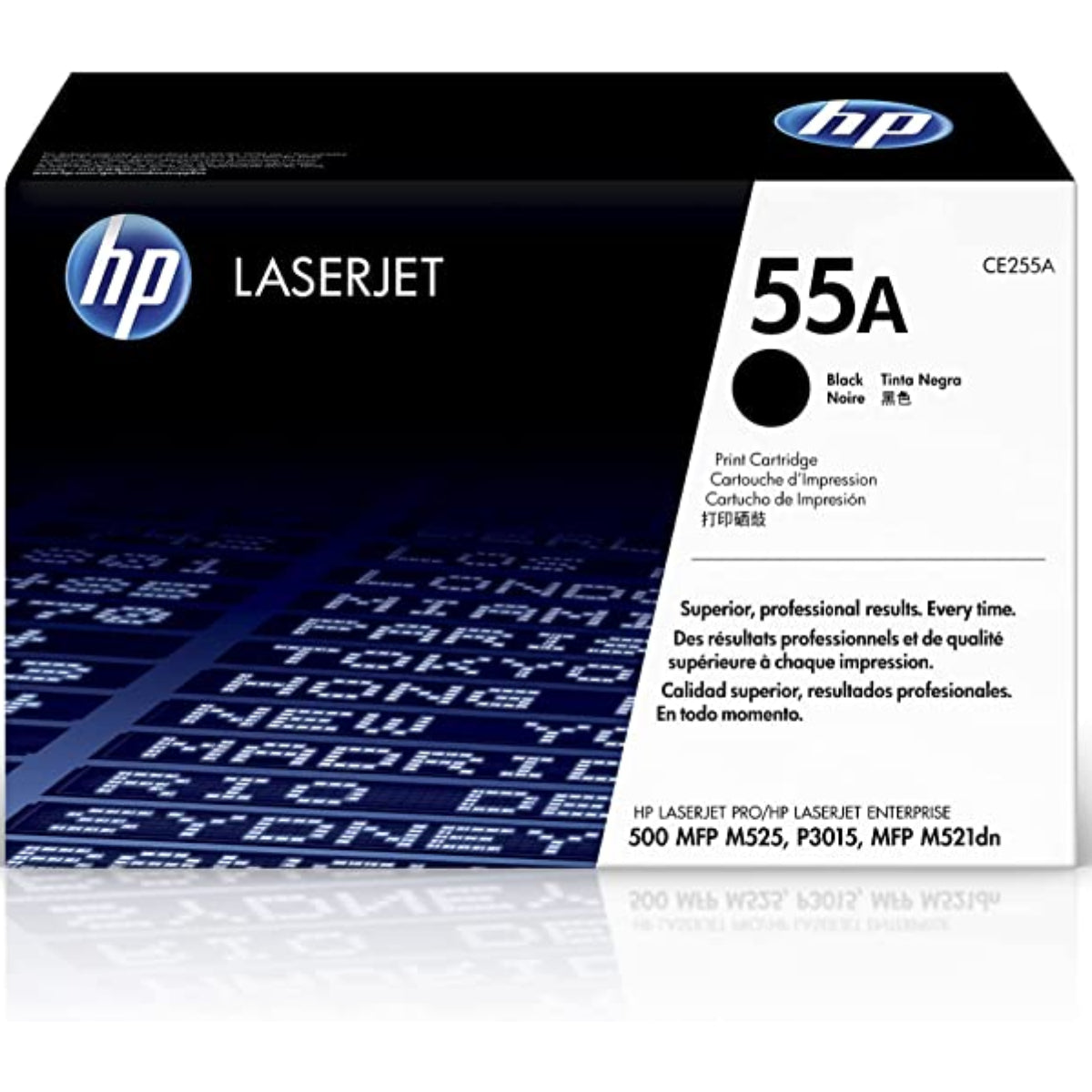 HP CE255A (55A) Black Original Toner Cartridge - Cartouches Certifiées