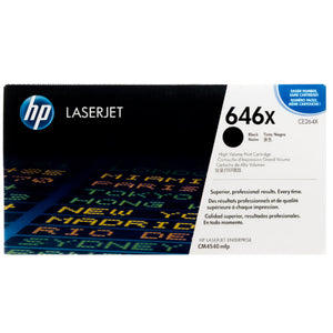 HP CE264X (646X) Black Original Toner Cartridge - Cartouches Certifiées