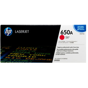 HP CE273A (650A) Magenta Original Toner Cartridge - Cartouches Certifiées