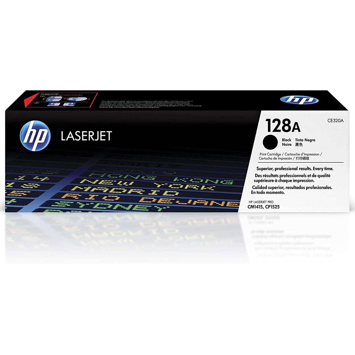 HP CE320A (128A) Black Original Toner Cartridge - Cartouches Certifiées