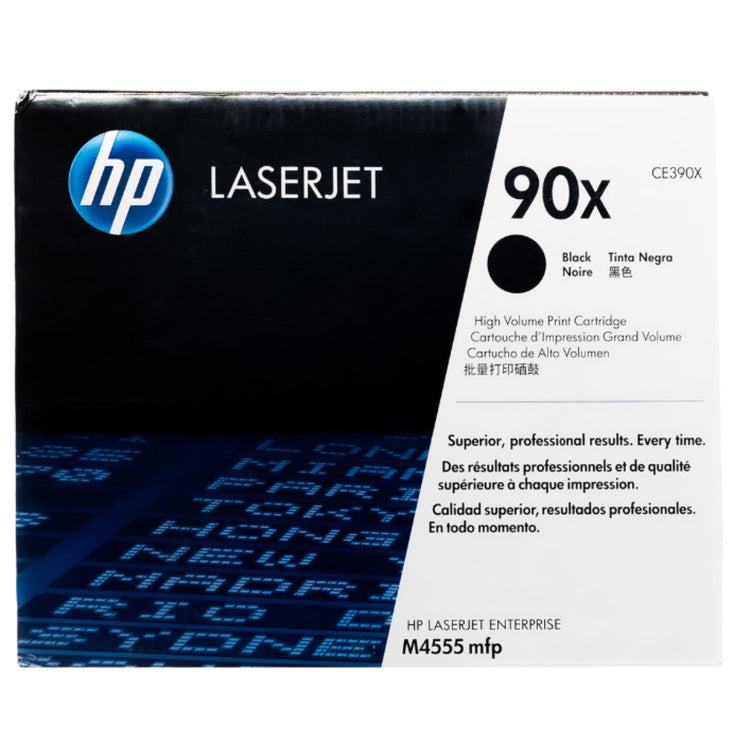 HP CE390X (90X) Black Original Toner Cartridge - Cartouches Certifiées