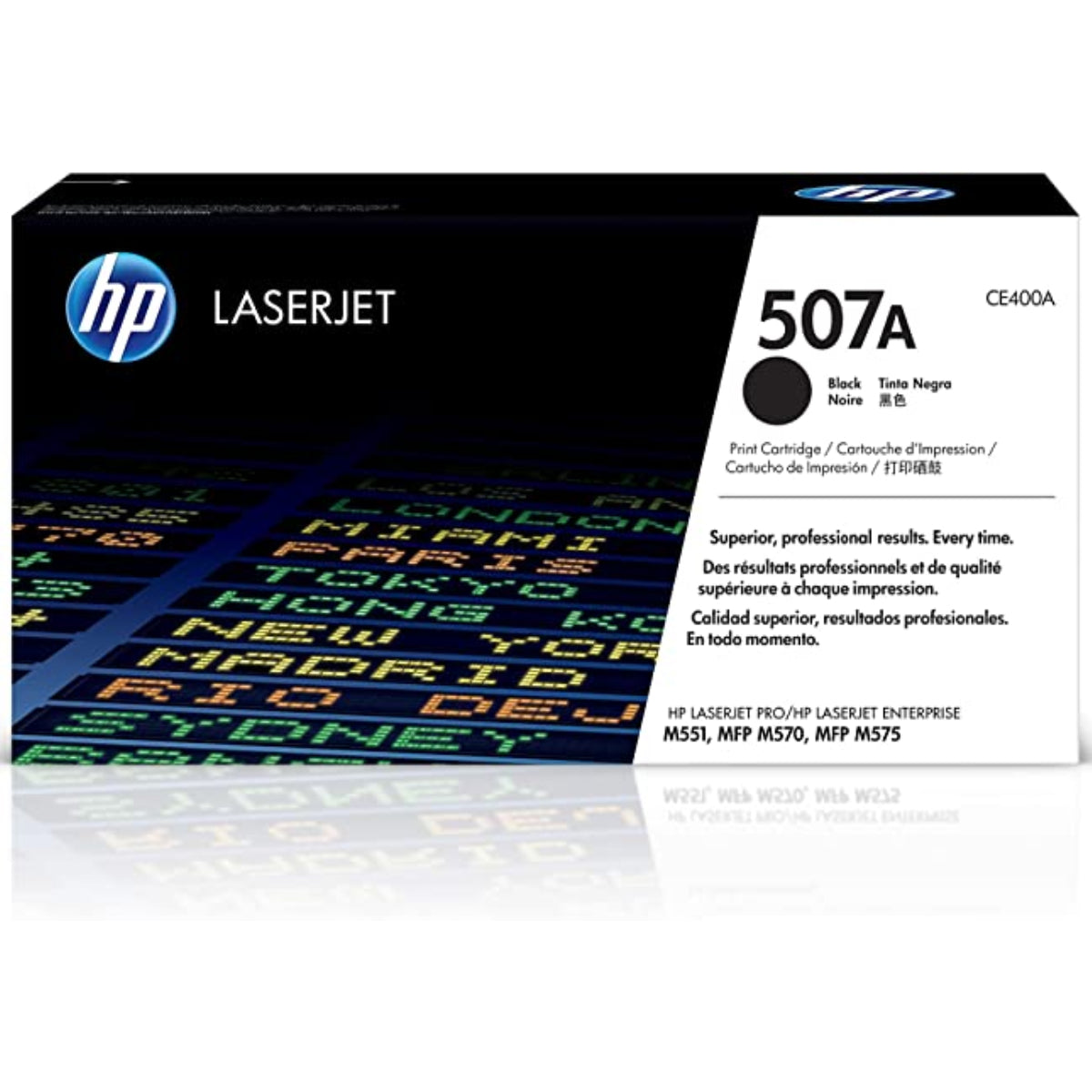 HP CE400A (507A) Black Original Toner Cartridge - Cartouches Certifiées