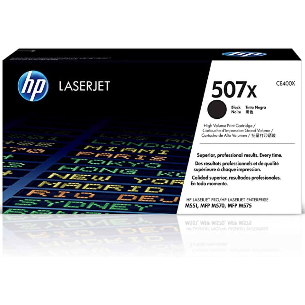 HP CE400X (507X) Black Original Toner Cartridge - Cartouches Certifiées