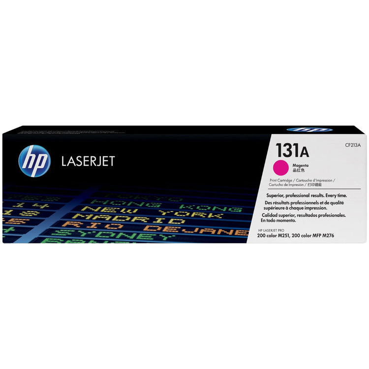 HP CF213A (131A) Magenta Original Toner Cartridge - Cartouches Certifiées