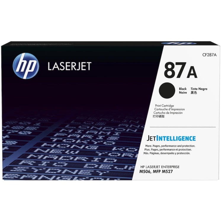 HP CF287A (87A) Black Original Toner Cartridge - Cartouches Certifiées