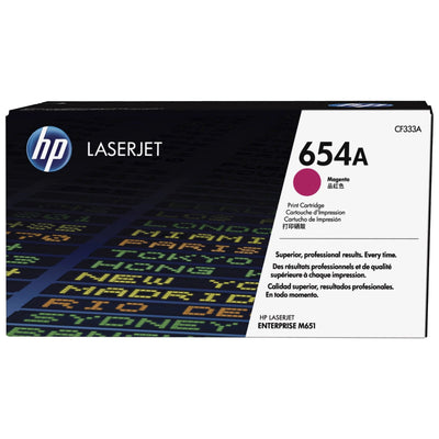 HP CF333A (654A) Magenta Original Toner Cartridge - Cartouches Certifiées