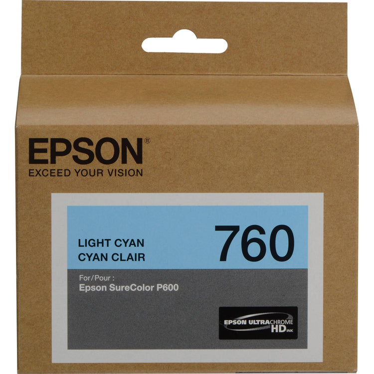 EPSON T760 (T760520) Light cyan Original Inkjet Cartridge - Cartouches Certifiées