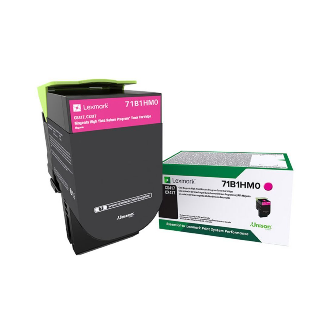 LEXMARK 71B1HM0 Magenta Original Toner Cartridge - Cartouches Certifiées