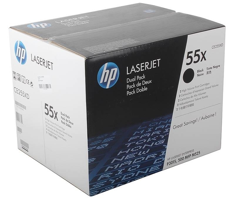 HP CE255XD (55X) Black Original Toner Cartridge - Cartouches Certifiées