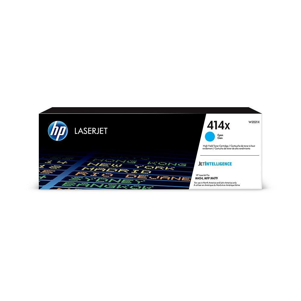 HP W2021X (414X) Cyan Original Toner Cartridge - Cartouches Certifiées