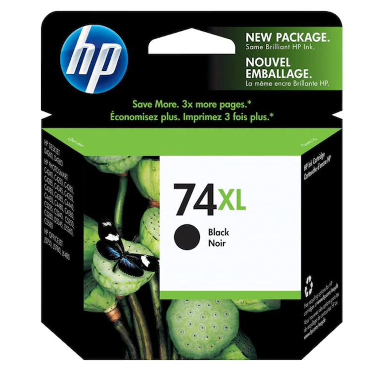 HP 74XL (CB336WN) Black Original Inkjet Cartridge - Cartouches Certifiées