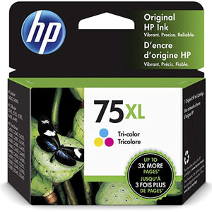 HP 75XL (CB338WN) Color Original Inkjet Cartridge - Cartouches Certifiées