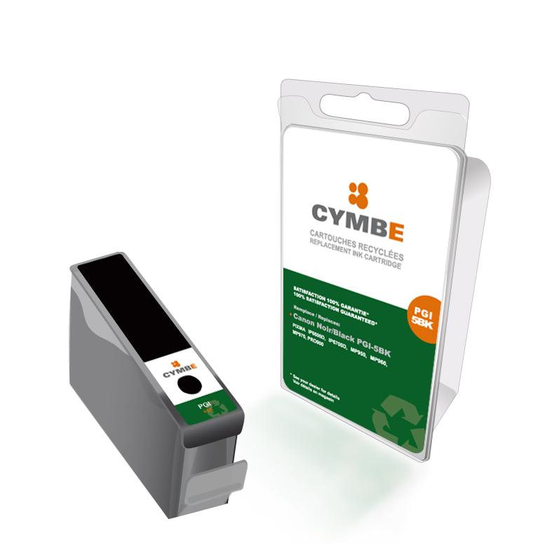 Refurbished CANON PGI-5 (0628B002) Black Inkjet Cartridge - Cartouches Certifiées