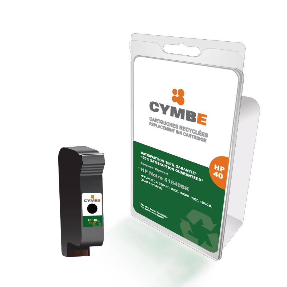 Refurbished HP 40 (51640A) Black Inkjet Cartridge - Cartouches Certifiées