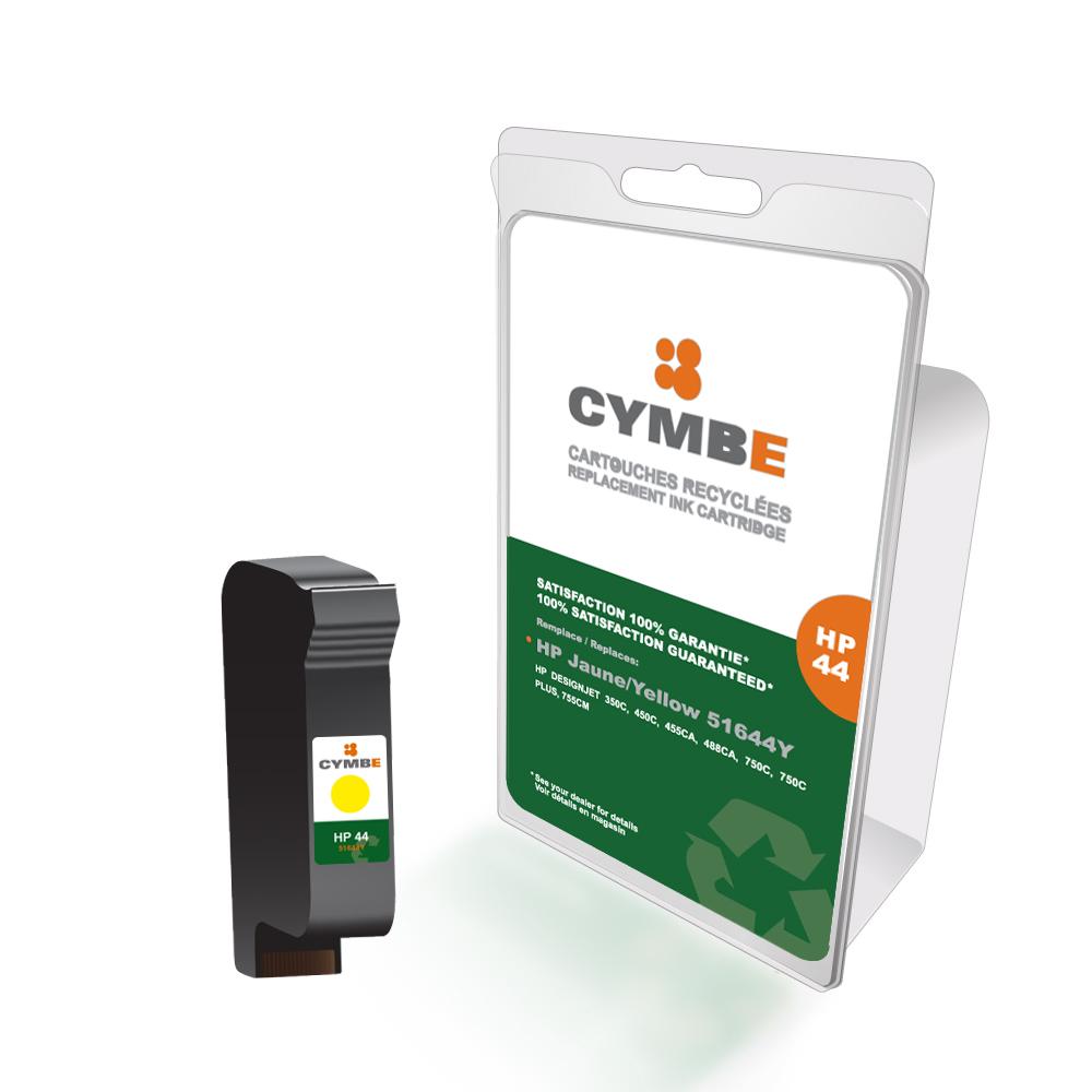 Refurbished HP 44 (51644Y) Yellow Inkjet Cartridge - Cartouches Certifiées