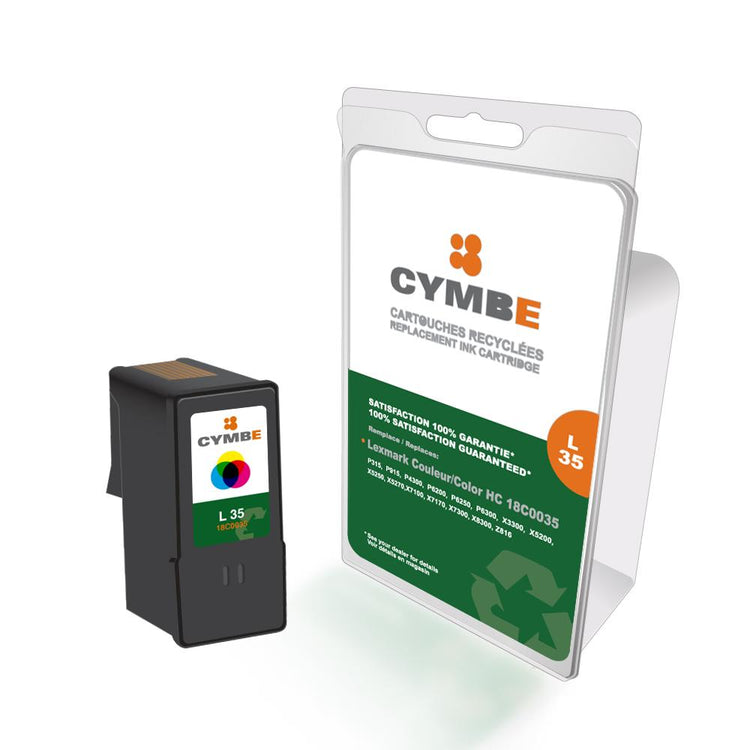 Refurbished LEXMARK 35 Color Inkjet Cartridge - Cartouches Certifiées