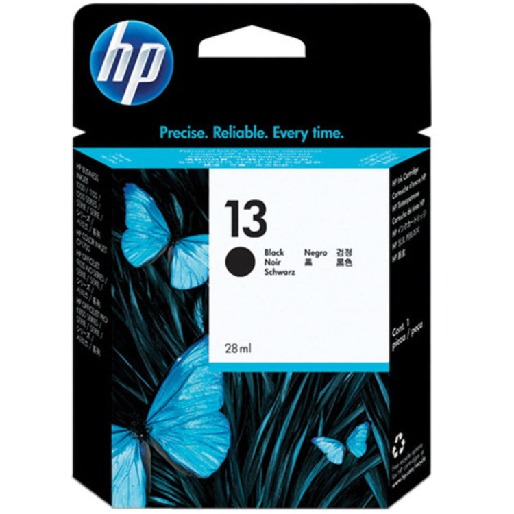 HP 13 (C4814A) Black Original Inkjet Cartridge - Cartouches Certifiées