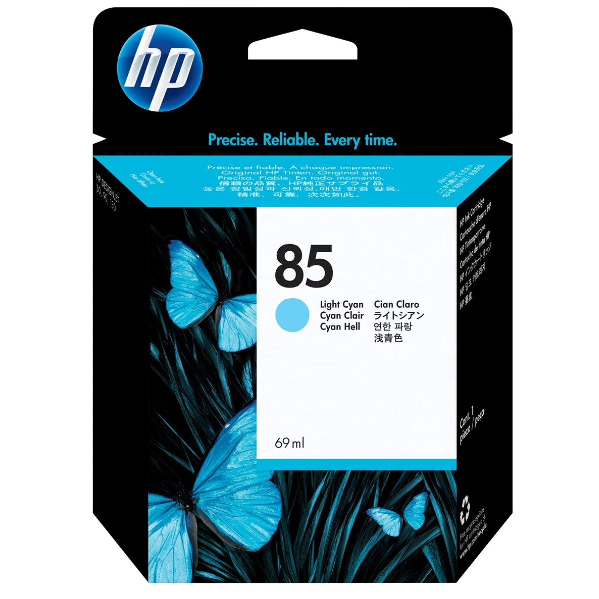 HP 85 - 69ml (C9428A) Light Cyan Original Inkjet Cartridge - Cartouches Certifiées