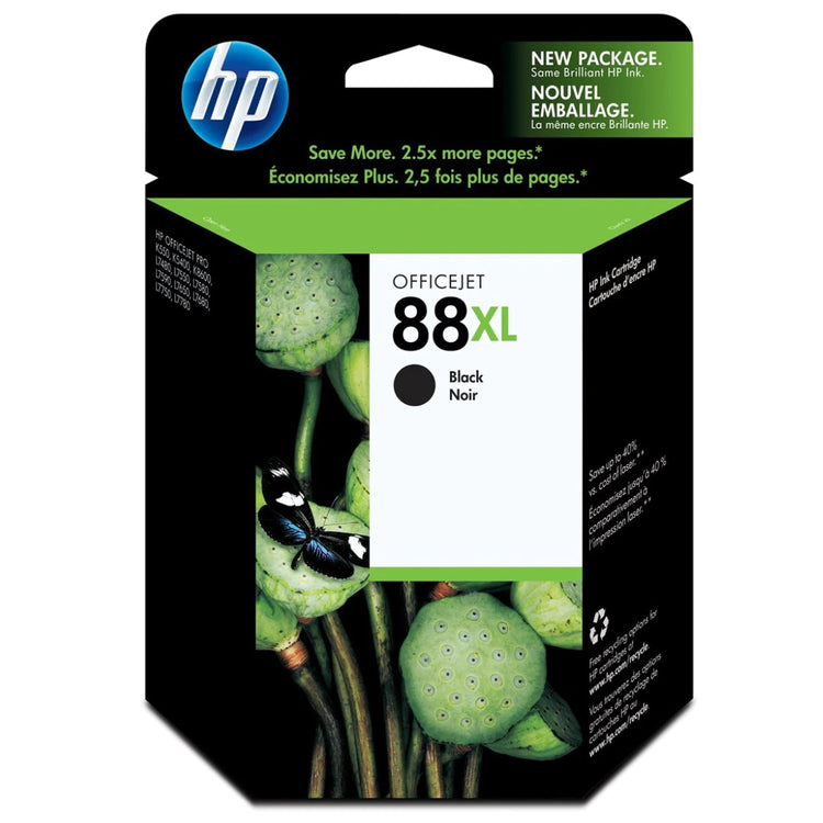 HP 88XL (C9396AN) Black Original Inkjet Cartridge - Cartouches Certifiées