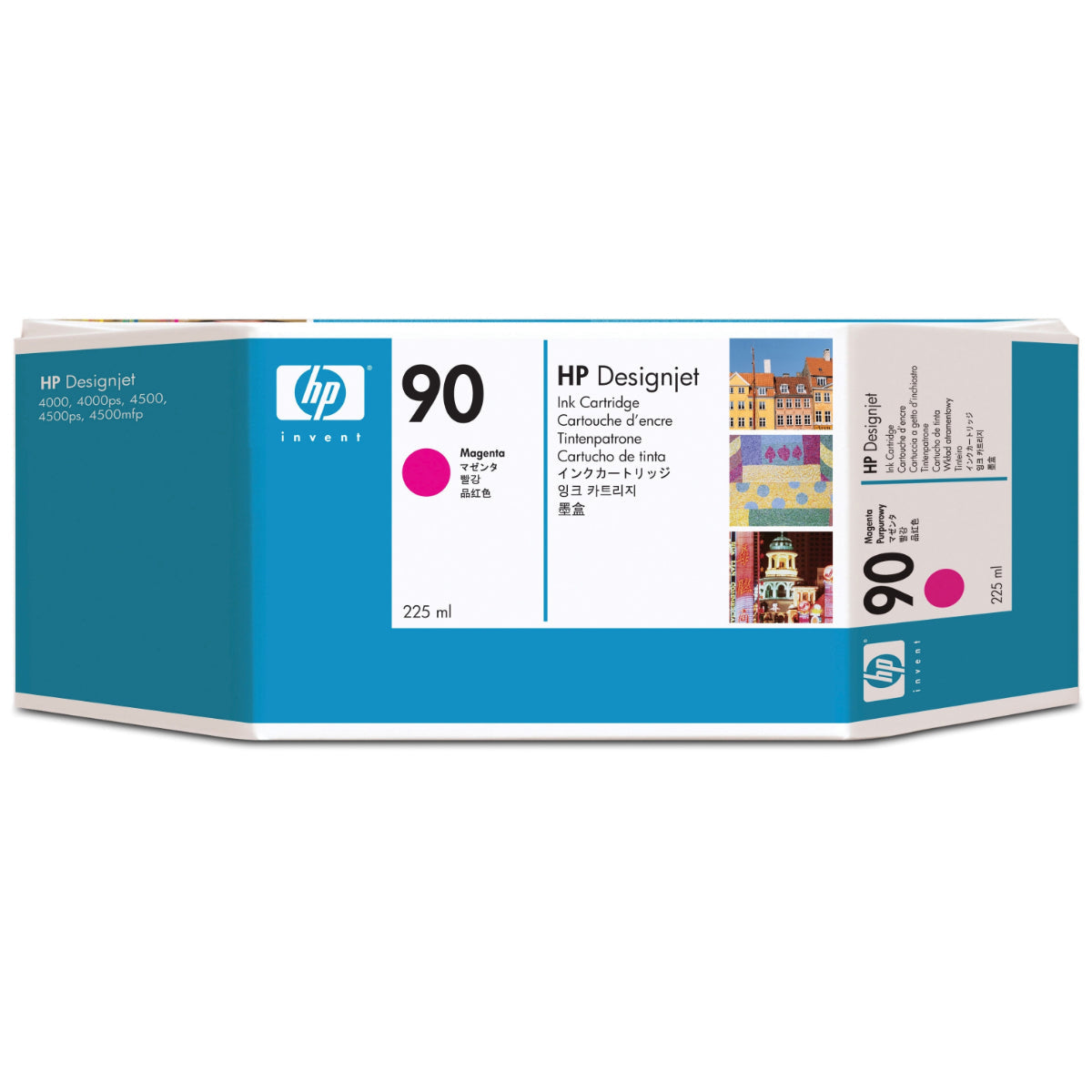 HP 90 - 225ml (C5062A) Magenta Original Inkjet Cartridge - Cartouches Certifiées