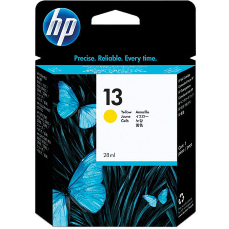 HP 13 (C4817A) Yellow Original Inkjet Cartridge - Cartouches Certifiées