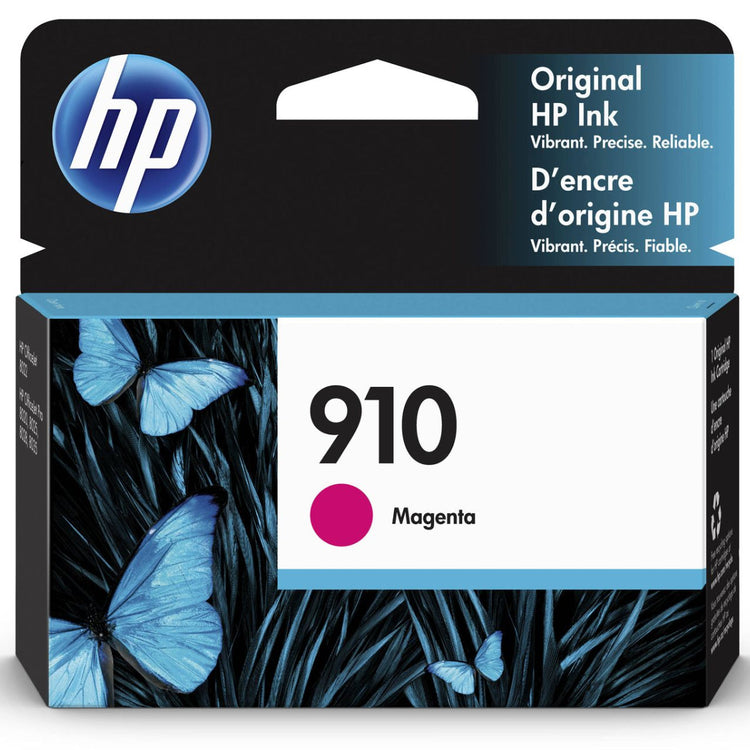 HP 910 (3YL59AN) Magenta Original Inkjet Cartridge - Cartouches Certifiées