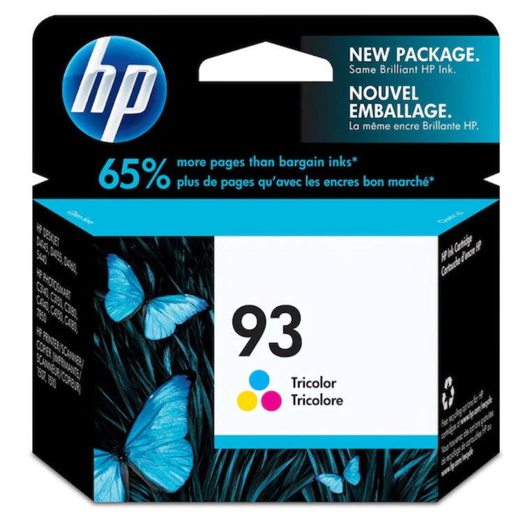 HP 93 (C9361WN) Color Original Inkjet Cartridge - Cartouches Certifiées
