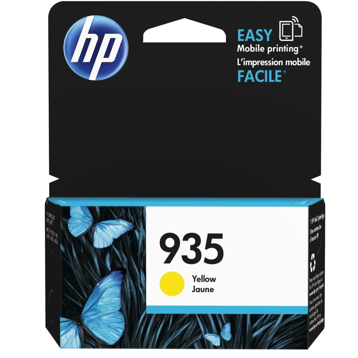 HP 935 (C2P22AN) Yellow Original Inkjet Cartridge - Cartouches Certifiées