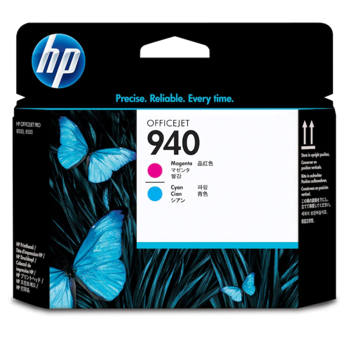HP 940 (C4901A) Cyan and Magenta Original Printhead - Cartouches Certifiées
