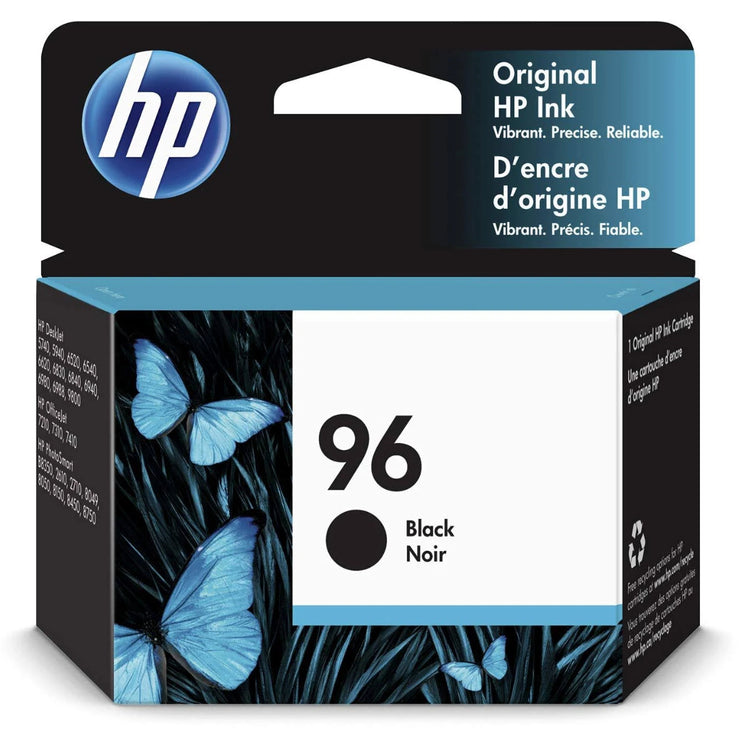 HP 96 (C8767WN) Black Original Inkjet Cartridge - Cartouches Certifiées
